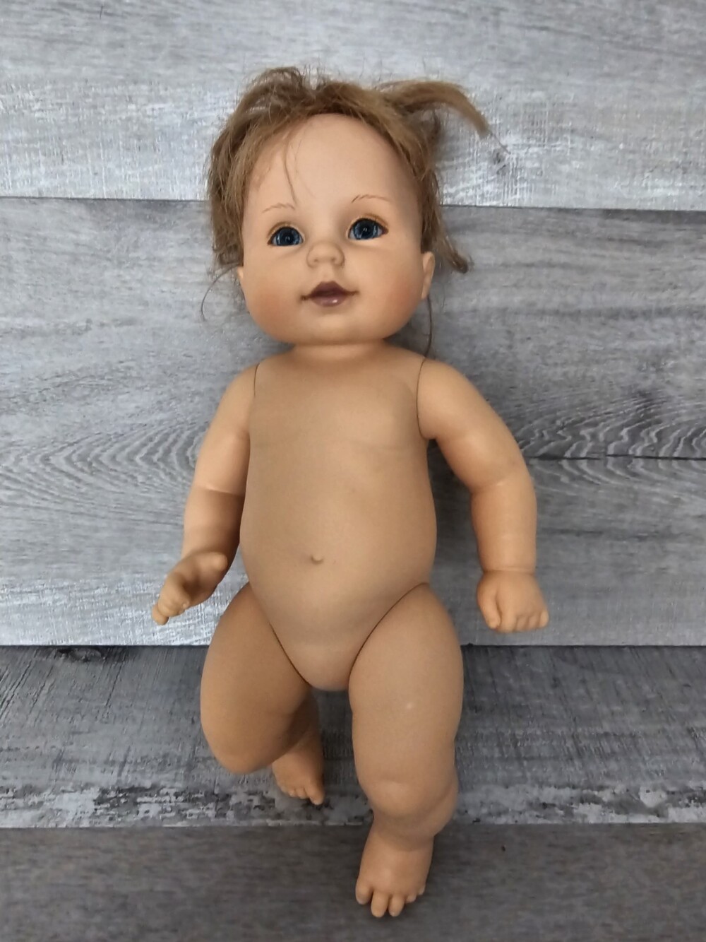 1995 Baby So Beautiful Doll Playmates Auburn Hair & Blue Eyes Vintage